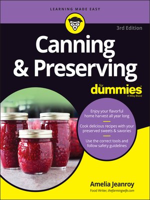 cover image of Canning & Preserving For Dummies